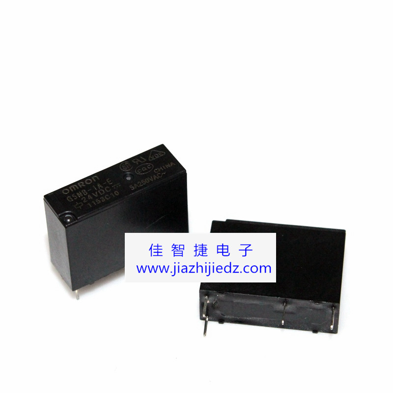 进口G5NB-1A-E-24VDC 直插DIP4脚 5A250VC 100%正品